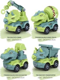 Dinosaur Engineering Truck Can Be Assembled and Disassembled